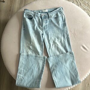 7 For All Mankind Light Blue Flare Jeans